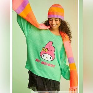 Hello Kitty & Friends My Melody Graphic Sweater Size Medium